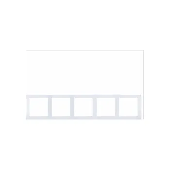 rámeček 5nás. ELEGANT vodorovný - sněh.bílá