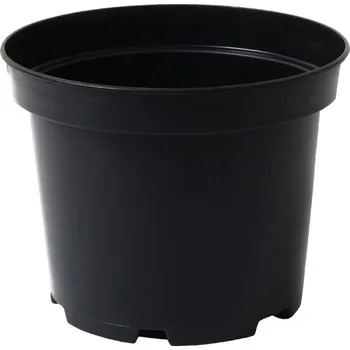 Květináč Kontejner plastový černý průměr květináče: 29cm, 10l