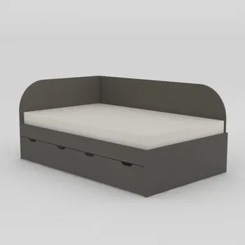 Postel Postel Rea Gary s roštem 120cm -levá - Postel se šuplíky a roštem