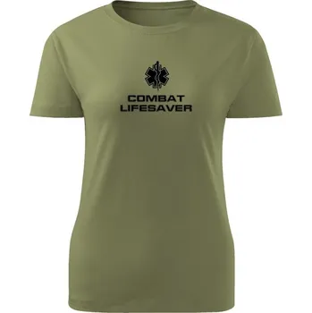Dámské tričko Dámské tričko COMBAT LIFESAVER - olivová