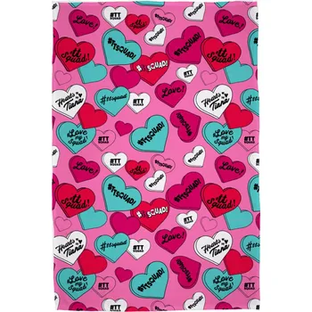 Povlečení Deka flesová srdce