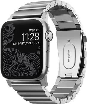 Příslušenství k chytrým hodinkám Nomad Apple Watch 44/42 mm stříbrný