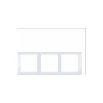 rámeček 3nás. ELEGANT vodorovný - sněh.bílá