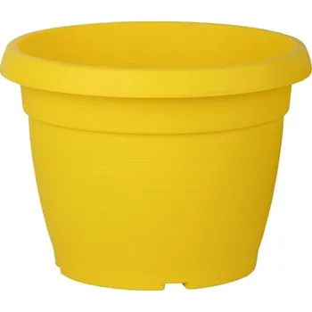 Květináč Květináč Similcotto broušený - žlutý 25cm
