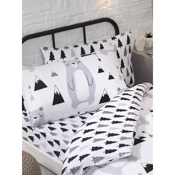 Povlečení Sada prostěradla a povlak na polštář medvěd