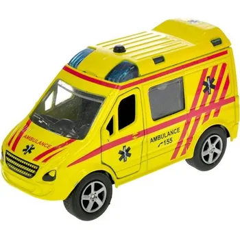 autíčko Mikro Trading Ambulance 11 cm žlutá