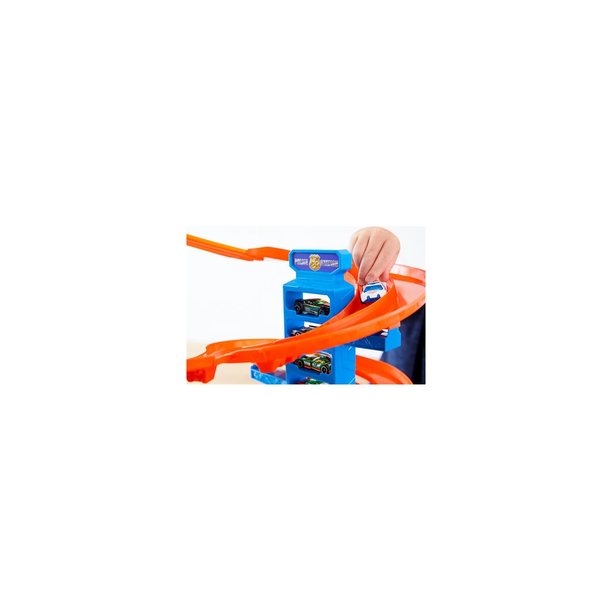 Fotografie 3 - Garáž Mattel Hot Wheels City Super Ultimate Garage