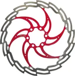 Brzdový kotouč XLC BR-X02 203mm 6d + šroubky červená