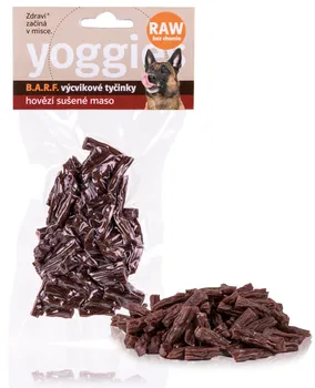 Pamlsek pro psa Yoggies Barf  hovězí výcvikové pamlsky 50 g