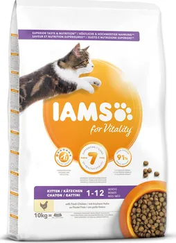 Krmivo pro kočku IAMS for Vitality Kitten Food with Fresh Chicken