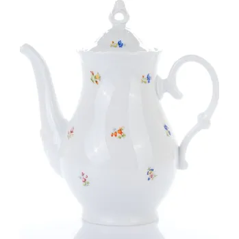 Konvice na čaj Thun Rulak Zettlitz Kávová konvice, 1,2 l, Ophelia, házenka, porcelán Thun RZ