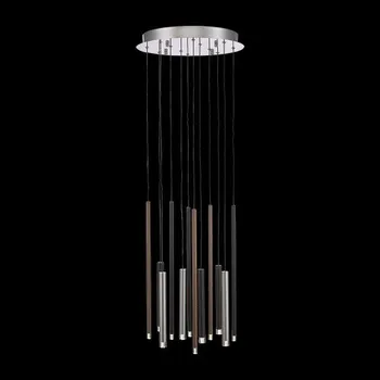 Luxera 91064404 LED závěsné stropní svítidlo La Vela 1x24W | 900lm | 3000K + STOLNÍ VENTILÁTOR SE ZVLHČOVAČEM VZDUCHU ICECUBE - RGB