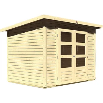 Zahradní domek Karibu Holztechnik Stockach 3 82978 2,46 x 1,86 m natur