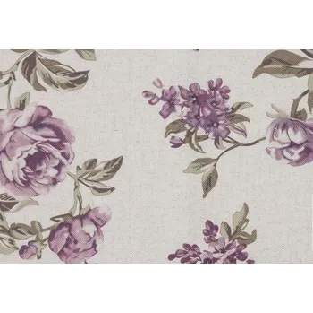 MAMBA potahová látka Rose 18, fialové květy