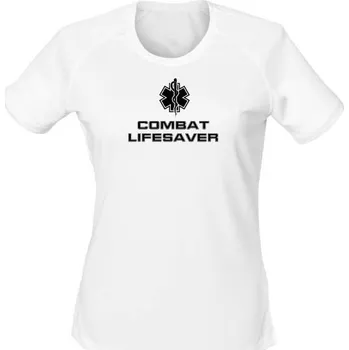 Dámské tričko Dámské funkční tričko COMBAT LIFESAVER - bílá