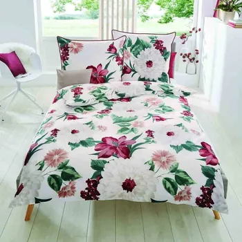 Povlečení Kaeppel | Povlečení Mauritius bordó, 140x200, 70x90 - makosatén