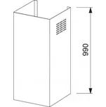 Franke Prodloužení komínku pro FDF/FNE/FGL nerez 112.0017.983
