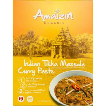 Koření Amaizin Pasta Kari indická massala Bio 80 g