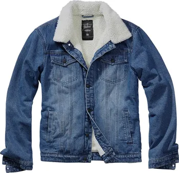 Pánská casual bunda Brandit Sherpa Denim Jacket modrá