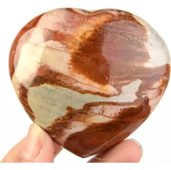 Přírodní kámen Jaspis imperial hlazené srdce 228g