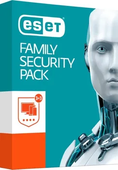 Antivir ESET Family Security Pack krabicová verze 3 zařízení 1 rok