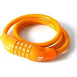 Zámek na kolo Extend NUMERIC 4 10x1000 mm oranžová