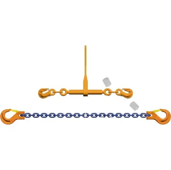 Upínací popruh Vázací řetěz 8 mm délka 3,5 m s ráčnou napínák G10 síla 5000 daN pro zajištění nákladu