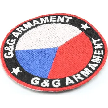 Nášivka G&G nášivka CZ vlajka - kulatá
