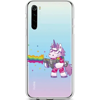 Pouzdro na mobilní telefon Kryt Xiaomi Redmi Note 8 silikon Rainbow Gun (obal neboli pouzdro na Xiaomi Redmi Note 8)