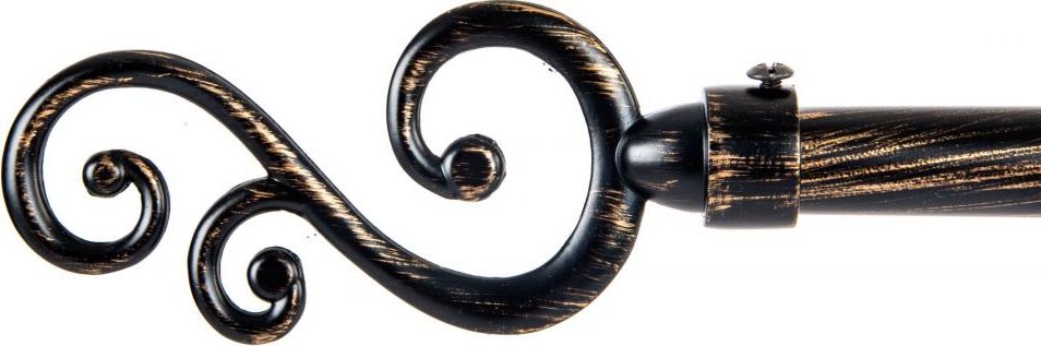 Kovová konzole "CASHMERE GOLD" 120-210cm