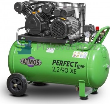 Elektrický, pístový kompresor ATMOS-Perfect line 2,2/90 XE PL - 2,2/90 XE Kompresor elektrický, pístový - ATMOS Perfect line 2,2/90 XE