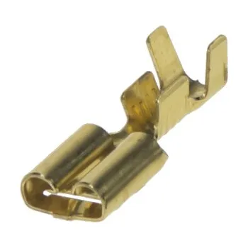 Příslušenství pro autorádio Objímka plochá neizol 6,3mm s jazýčkem, 100 ks - 41004