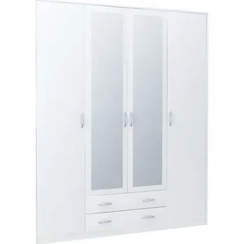 Šatní skříň Casarredo Vika 4D2S bílá