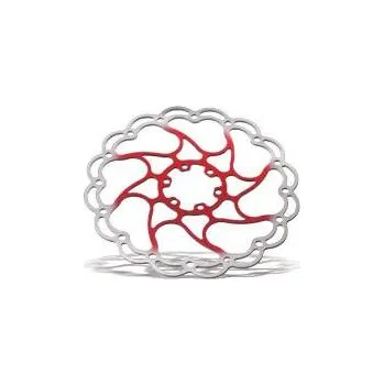 Brzda na kolo Aligator Brzdový kotouč HK-R21 BAREVNÝ 160 mm červený