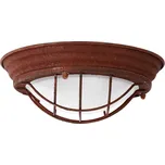 Brilliant 94491/60 TYPHOON - Stropní industriální svítidlo v rezavé barvě Ø 29cm, 1xE27 (Stropní nebo nástěnné rezaté svítidlo v retro stylu)