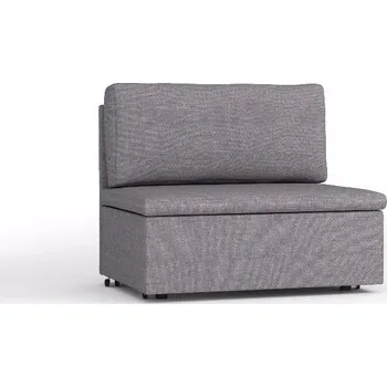 Křeslo Rozkládací křeslo KAMIL světle šedá