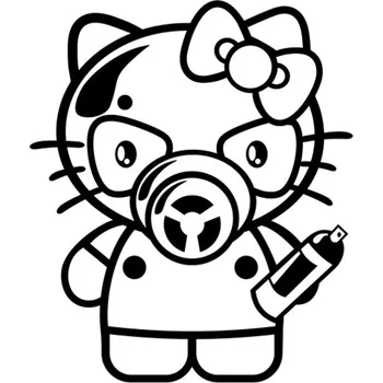 Samolepicí dekorace na vozidlo Samolepka Hello Graffiti na auto a motorku, tuning nálepka (1945)