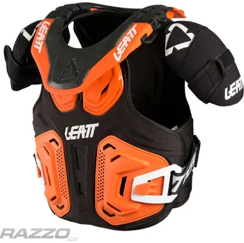 Motocyklový chránič Dětský chránič krku a těla Leatt Fusion Vest 2.0 Junior Orange 2025 Dětská - S / M
