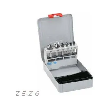 Nástavec na vrták Záhlubníky kuželové sada Bučovice - Z6 HSSE 6.3-20.5mm