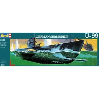 Plastikový model Revell U99 U-Boat Plastic Model Kit 05054 1:125