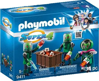 Stavebnice Playmobil Playmobil 9411 Super 4: Obyvatelé Sykronie
