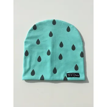 Čepice Drexiss čepka KAPKY TYRKYS Dětská (vel.1) obvod 38-43cm