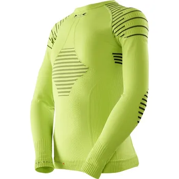 Dámské termoprádlo x - bionic X-Bionic Invent Junior Shirt Long Sleeves - green lime/black I100304 E173 Velikost oblečení: 12-13