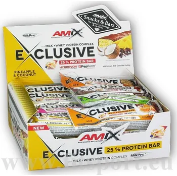 Sportovní výživa 24x Exclusive Protein Bar 40g moca choco coffee