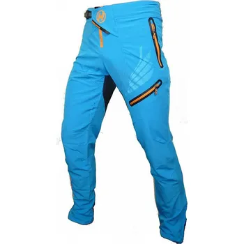 Cyklistické kalhoty Kalhoty - HAVEN Energizer - modrá/oranžová XXL