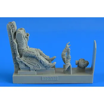 Plastikový model Aerobonus 1/32 U.S.A.F. Fighter Pilot with ej. seat for F-104C/G Startfighter (C2 ej. seat) (Italeri)