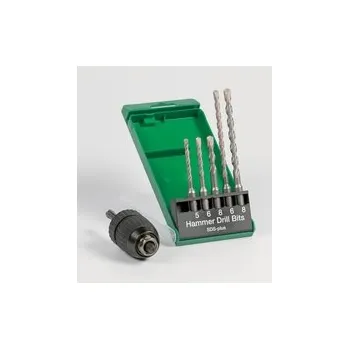 Vrták Hitachi 751030 - Sada vrtáků SDS-plus (5 ks) v plastové kazetě