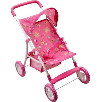 Kočárek pro panenku Teddies Kočárek pro panenky sportovní se stříškou