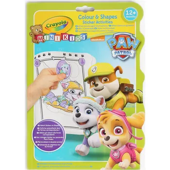 omalovánky Omalovánky se samolepkami Paw patrol - Crayola 