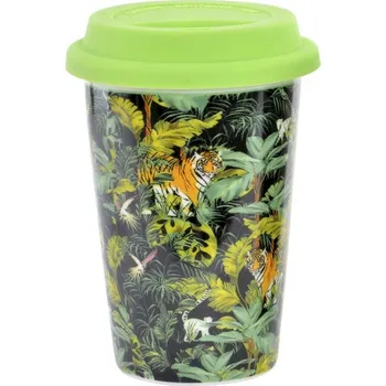 Termohrnek Termohrnek s exotickým dekorem /9,5*14 cm/ - 400ml